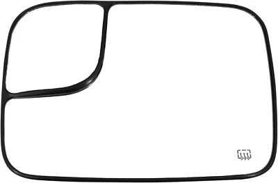 Espelho lateral do motorista e placa de apoio compatível com Dodge Ram 1500 2500 3500 aquecido - Imagem 1 de 4