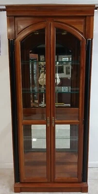 Витринный шкаф Ethan Allen Medallion Curio с муфтой бидермейер неоклассический B - Изображение 1 из 4