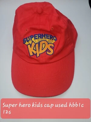 Gorra Super Hero niños usada hbb1c 12s Foto 1 de 3