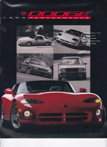 1993 Dodge Performance Prospekt Viper RT/10 - Stealth - Daytona - Shadow ES - Spirit ES - Bild 1 von 1