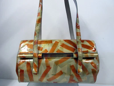 Nuevo Bolso de Mano Sondra Roberts Naranja y Beige Foto 1 de 4