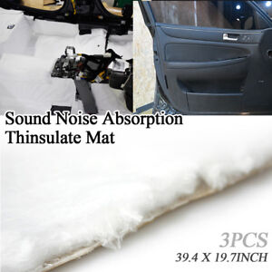 Noise Protection Audio Absorption Thinsulate Mat 39x20" for All Universal Car