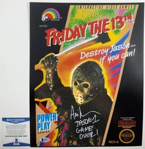 Ari Lehman Signed Friday The 13th Nintendo NES 11x14 Photo Autograph BAS COA - Picture 1 of 1