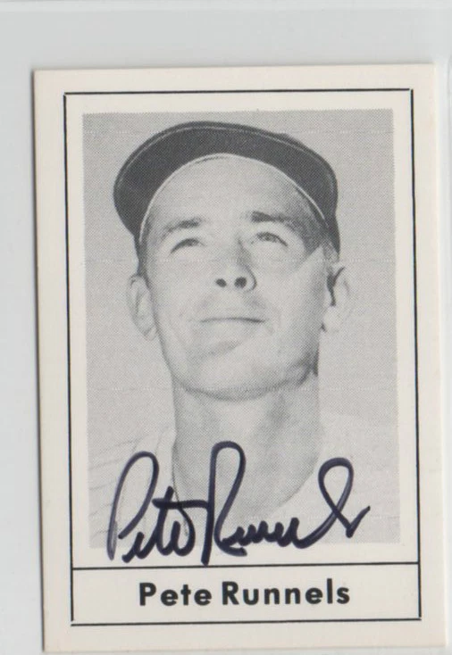 Pete Runnels 1978 Grand Slam signed auto autographed card Boston Red Sox - Image 1 of 1