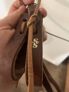 western leather split reins 8ft - Picture 1 of 2