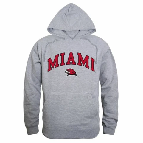 Miami University RedHawks Campus Hoodie Sweatshirt Cover
