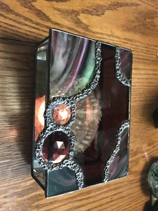 Stained glass jeweled box - Bild 1 von 12