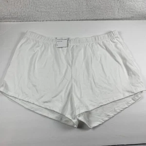 Cozy Rozy Women's White Lounge Pajama Shorts Sleepwear Size XL NWT 6289 - Picture 1 of 5