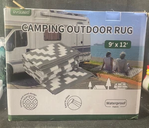 RVGUARD Camping Outdoor Rugs 9 x 12 Feet Waterproof NEW in Box - Picture 1 of 3