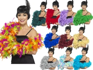 Vestido de fantasía de lujo con aleta de boa de plumas accesorio burlesco 180 cm de largo 80 G - Imagen 1 de 11
