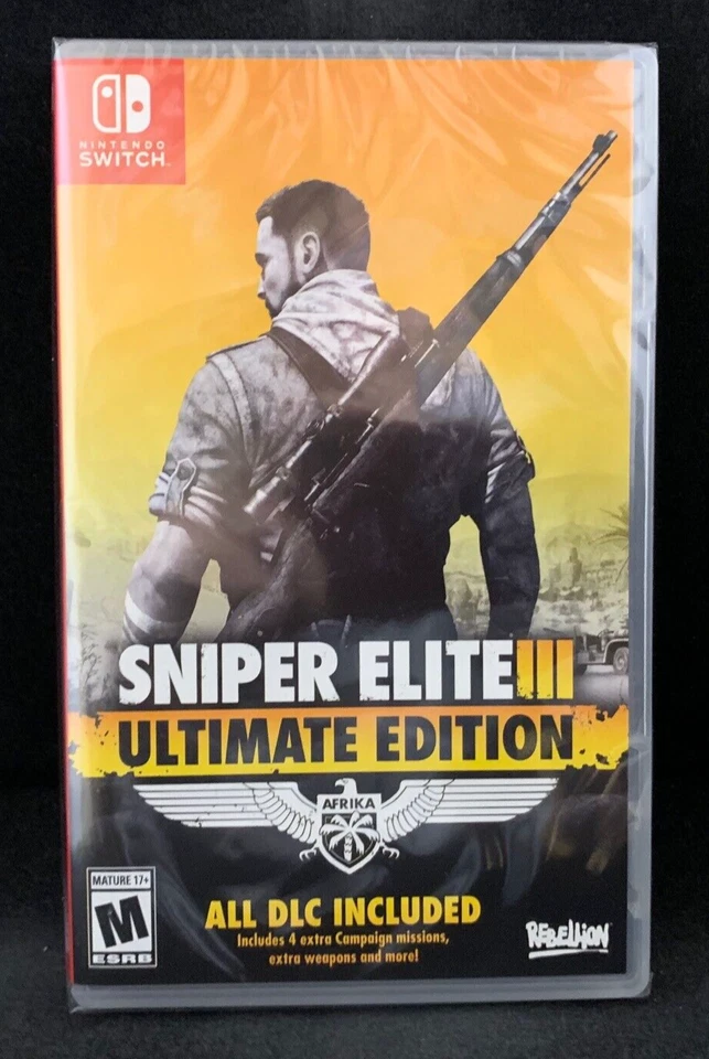 Sniper Elite III 3 Ultimate Edition (Nintendo Switch) BRAND NEW / Region Free - Image 1 of 2