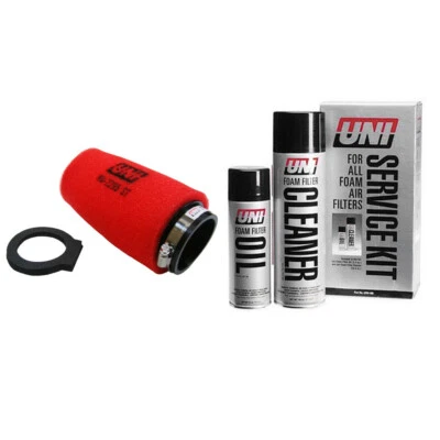 Kit de filtro de aire de doble etapa Uni Filter ñame. Warrior 350 Wolverine 350 Grizzly 600 Foto 1 de 3