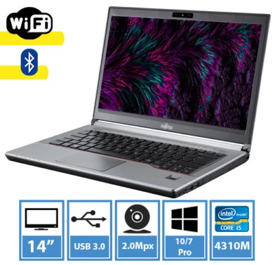 Fujitsu Lifebook e744 i5-4310M, max. 3,4GHz, 14 Zoll HD+ Kam - Bild 1 von 4