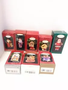 Paquete de 8 adornos navideños con sello de finales de 1990 envío rápido - Imagen 1 de 10
