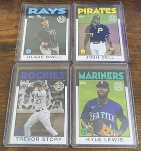 Snell Bell Story Lewis 2021 Topps Series 1 1986 Topps Lot (4) - Picture 1 of 1