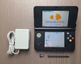 Nintendo New 3DS Black | Charger + 128GB SD Card | Region Free | USA Seller