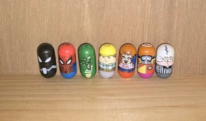 Lote de 7 juguetes vintage 2003 Mighty Beanz Marvel Spider-Man MOOSE TOY - Imagen 1 de 6