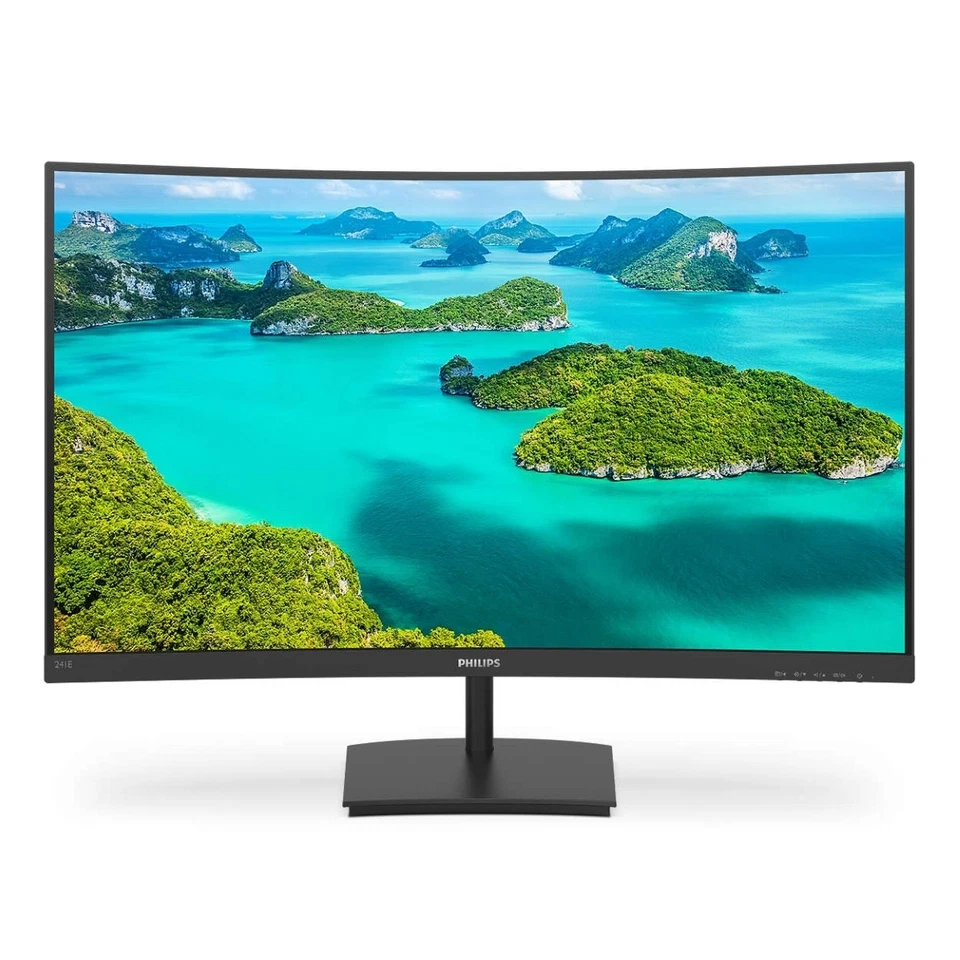 Philips 241E1SCA Curved Monitor - VA, AMD FreeSync, Lautsprecher - Bild 1 von 4
