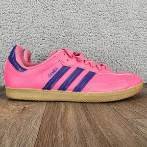 Adidas Samba Clásico Mujer Talla 6.5 Tenis Rosa Púrpura Zapatos Informales - Imagen 1 de 10