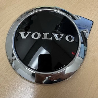 Volvo Chrome Wheel Center Cap Black Logo W/o Camera 31968391 Xc90 OEM - Image 1 of 4