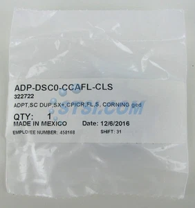 Adaptador de fibra óptica Corning SC Duplex 50um OM3/OM4 ADP-DSC0-CCAFL-CLS ~STSI - Imagen 1 de 5
