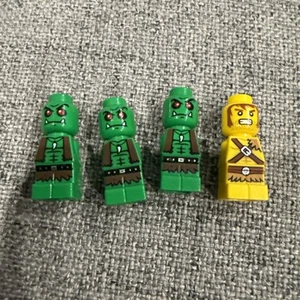 Microfigura Lego Heroica 3860 retirada Heroica Goblin Warrior X3 y Bárbaro - Imagen 1 de 3