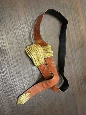 Escada  Women’s Vintage Brown Leather Belt Size 40 - Image 1 of 4