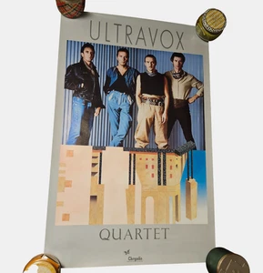 Album quartetto ultravox promo poster display 22x34 vintage anni 80 Chrysalis Rock - Foto 1 di 5