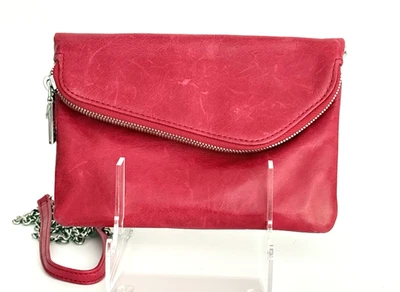 Hobo The Original Daria Red Leather Folding Crossbody Bag - Image 1 of 4