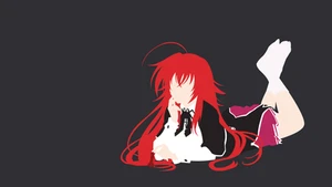 Anime gremory rias fan art high school dxd vectors Playmat Gaming Mat Desk - Picture 1 of 1