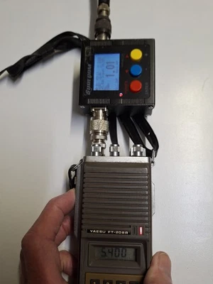 Yaesu Ft 208r. Battery And ym24 Microphone Used. - Image 1 of 4