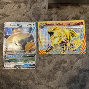 Arcanine Break & Snorlax - Carta Pokemon Jumbo oversize - Foto 1 di 3