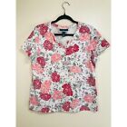 Karen Scott Damen Chrysantheme Design T-Shirt, Größe L