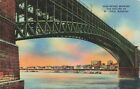 Postcard Eads Bridge Skyline St Louis Missouri