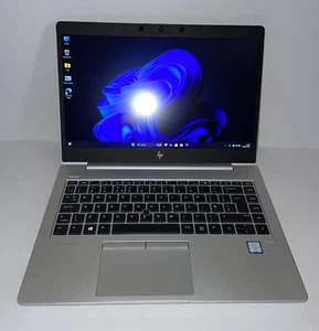 HP EliteBook 840 G6 14" Intel Core i5-8365U 1.6GHz 8GB 256GB Win 11 Pro Notebook - Picture 1 of 20