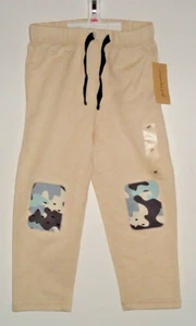 PRIMERAS IMPRESIONES Pantalones de felpa francesa con parche en la rodilla para niños pequeños talla 3T Nuevos con etiquetas - Imagen 1 de 3