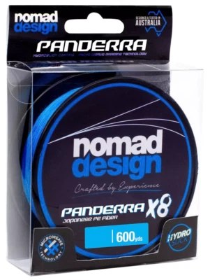 Nomad Design Panderra 8X Braid 8-Carrier Cyan Blue Braided Saltwater Superline - Image 1 of 3