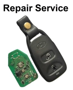 Réparation Service pour Hyundai Tucson Santa Fe 2 Bouton à Distance Clé Gousset - Picture 1 of 1