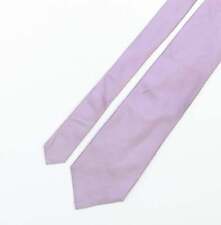 Michaelis Mens Pink Striped Silk Pointed Tie One Size