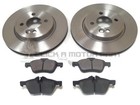 MINI ONE COOPER, COOPER S R50 R53 2001-2006 FRONT 2 BRAKE DISCS AND PADS SET NEW
