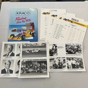 1990 Bobby Rahal Kraco Racing Press Kit Brochure Photos Lola Chevrolet Indy Car - Picture 1 of 20