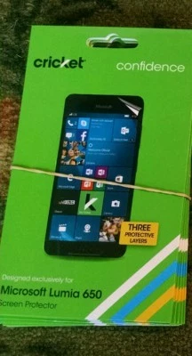 LOTE DE 6 ~ 3 Capas Protectores de Pantalla Microsoft Lumia 650. Precintado.  Foto 1 de 2
