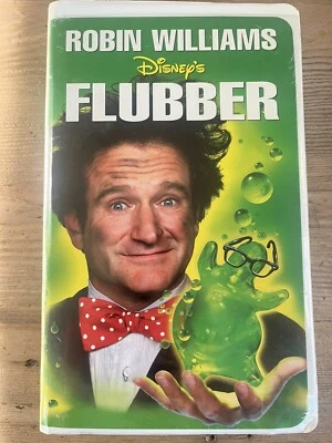 Disney's FLUBBER Movie VHS Videotape VCR Robin Williams Comedy Excellent! Foto 1 de 4