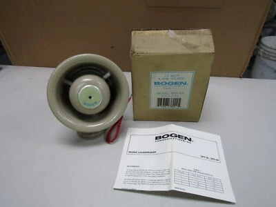 😎 NUEVO BOCINA ALTAVOZ BOGEN 8 OHM CON MONTAJE 7,5 VATIOS SP5-8A Foto 1 de 4