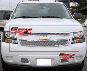 Rejilla de malla SS 1,8 mm para 07-11 2011 Chevy Tahoe/Suburbano/Avalancha - Imagen 1 de 2
