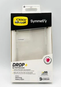 OtterBox Symmetry antimikrobielle starke Schutzhülle für Samsung Galaxy S22+ transparent - Bild 1 von 4