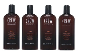 American Crew 3-in-1 Shampoo Conditioner & Body Wash 8.4oz 4 Pack - Picture 1 of 2