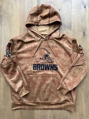Sudadera con Capucha Nike Salute to Service NFL Cleveland Browns Lateral W XL/M L Foto 1 de 4