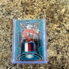 🔥RARE🔥2023 Panini Certified, JOSH ALLEN, MATERIALS MIRROR TEAL, Quad Color /15