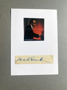 ALFRED BRENDEL OPERA classica firmata ritaglio 10x15 autografo - Foto 1 di 1